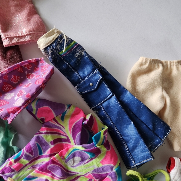 Vintage Lot of Barbie Doll Clothes Outfits Clothing Dress 80s 90s 1990s Barbies - Picture 5 of 10